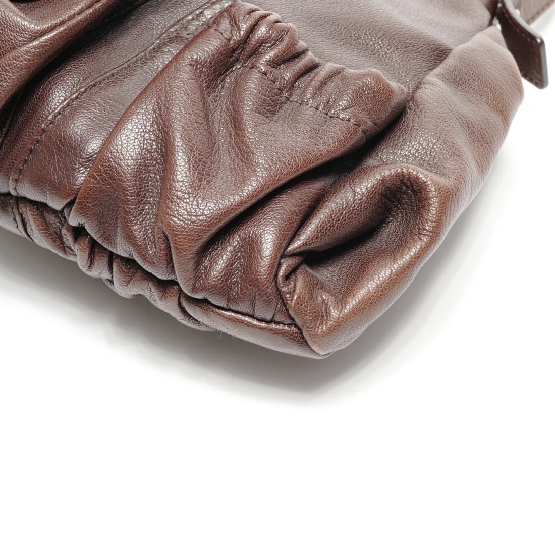 Yves Saint Laurent Mombasa Leather One-Shoulder Bag in Brown - 6