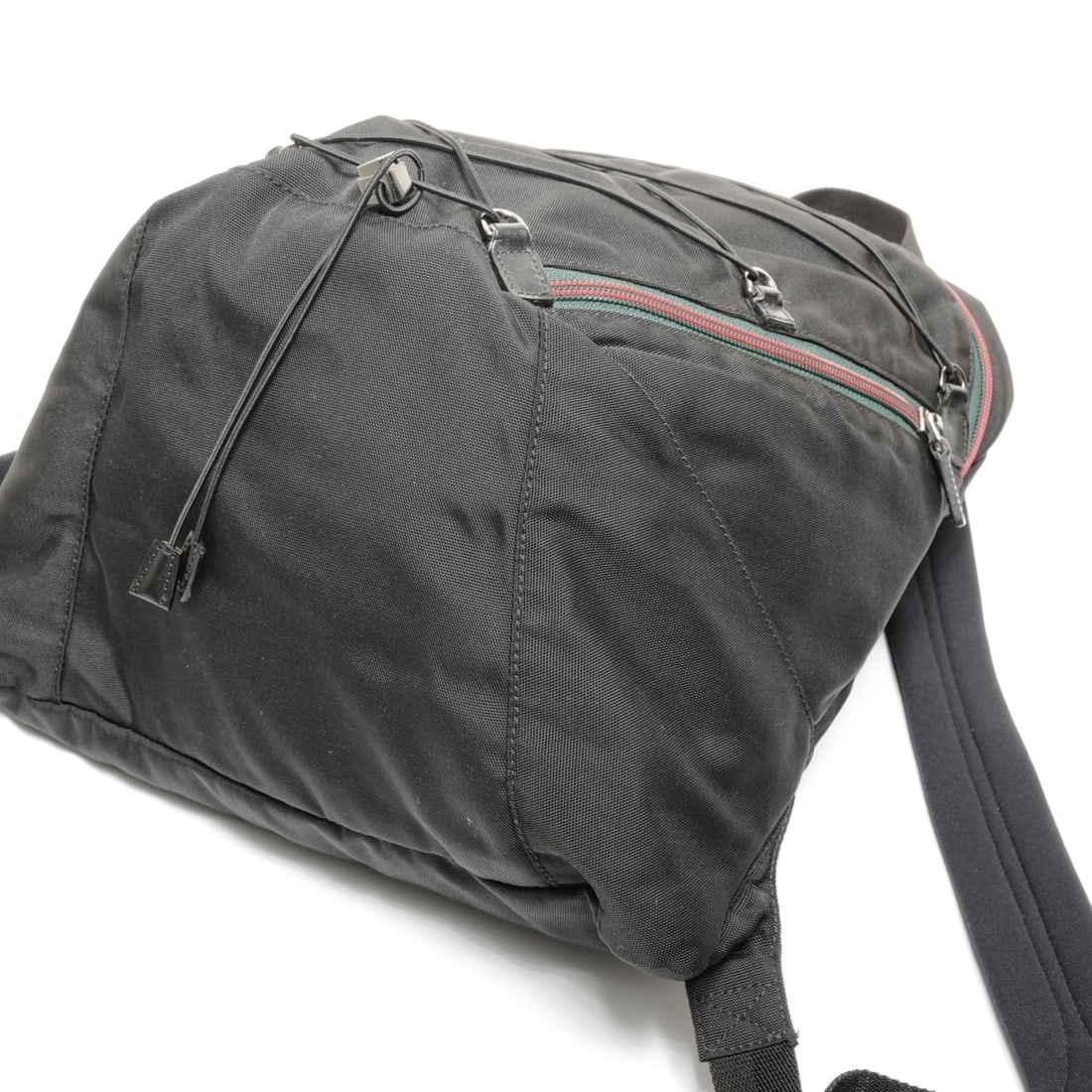 Gucci nylon backpack/daypack in black - 7