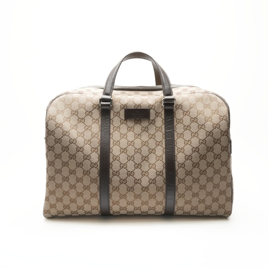 Gucci GG Canvas Boston Bag Brown (1 of 16)