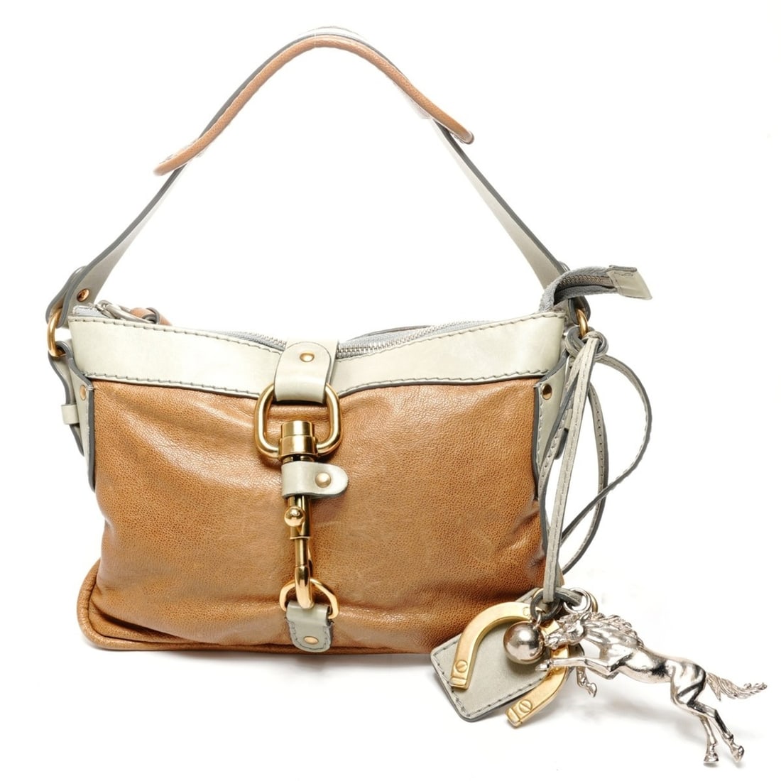 Chloé Chloe Kerala Leather One-Shoulder Bag in Brown: --- Catalog ---Category: SizeSize (HxWxD): 17.5cm x 24cm x 2cm / 6.88'' x 9.44'' x 0.78''Strap Length: 40cm / 15.74''Category: DesignType: Shoulder bagColor: BrownGender: WomenMaterial: Leather Catego