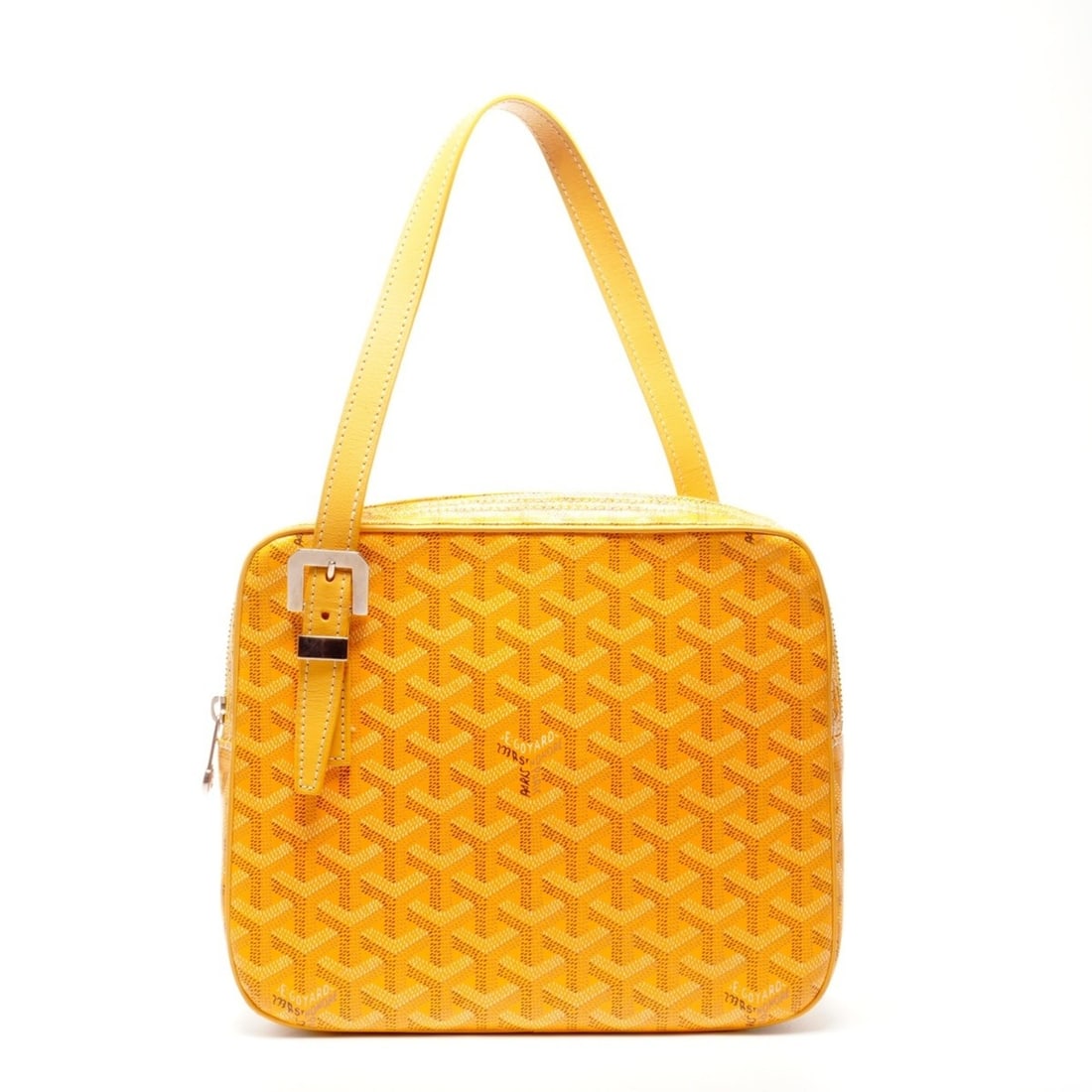 Goyard Yona MM Handbag in Yellow: --- Catalog ---Category: SizeHandle Drop: 20.00cm / 7.87''Size (HxWxD): 20cm x 23.5cm x 5cm / 7.87'' x 9.25'' x 1.96''Category: DesignType: HandbagColor: YellowGender: WomenCategory: GeneralLine: Yona