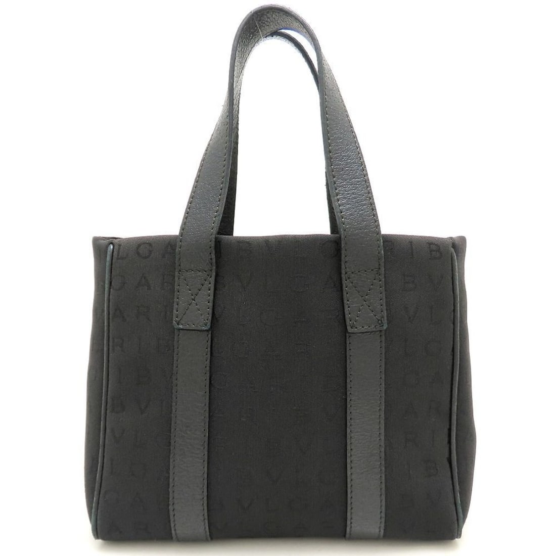BVLGARI Logomania Handbag in Canvas and Leather, Black, Women's, 353149: --- Catalog ---Category: SizeSize (HxWxD): 17cm x 20.5cm x 7cm / 6.69'' x 8.07'' x 2.75''Category: DesignType: HandbagColor: BlackGender: WomenMaterial: Canvas , Leather Category: GeneralBrand: Bvlgar