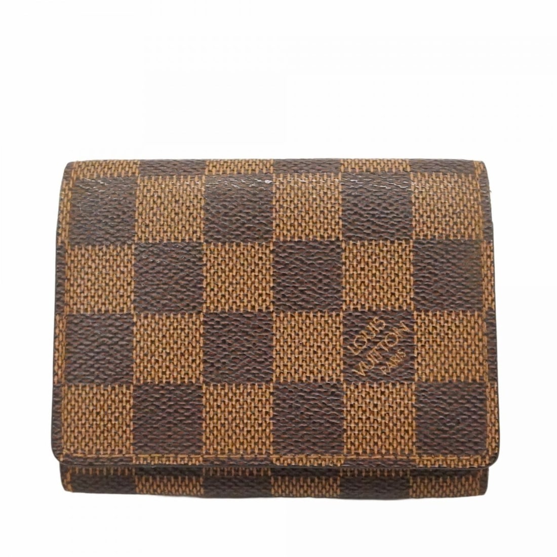 Louis Vuitton Damier Envelope Card Holder, Carte de Visite, N62920, Ebene, Men's/Women's: --- Catalog ---Category: DesignType: Business card caseColor: EbeneGender: Men,WomenCategory: GeneralMPN: N62920Brand: Louis VuittonCategory: Physical PropertiesSize (HxWxD): 8cm x 10.5cm x 1cm / 3.14