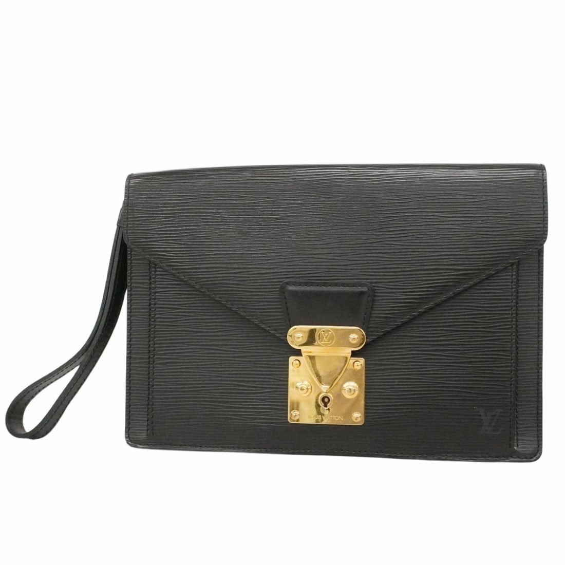 Louis Vuitton Epi Clutch Bag, Serie Dragonne, M52612, Noir, Men's/Women's: --- Catalog ---Category: SizeSize (HxWxD): 18cm x 26cm x 6cm / 7.08'' x 10.23'' x 2.36''Category: DesignType: Clutch bagColor: NoirGender: Men,WomenCategory: GeneralMPN: M52612Brand: Louis Vuitton---