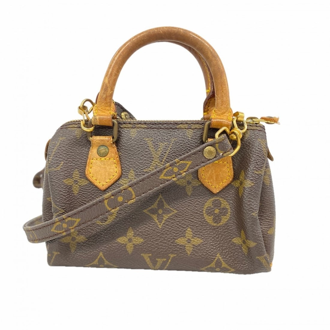 Louis Vuitton Monogram Mini Speedy Handbag M41534 Brown 2-Way Bag for Women: --- Catalog ---Category: SizeSize (HxWxD): 9cm x 16cm x 7cm / 3.54'' x 6.29'' x 2.75''Category: DesignType: HandbagColor: BrownGender: WomenCategory: GeneralMPN: M41534Brand: Louis Vuitton--- Item Lis