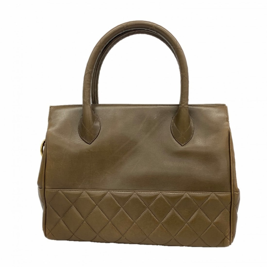 Chanel Matelasse Handbag, Brown Lambskin, Women's: --- Catalog ---Category: SizeSize (HxWxD): 23cm x 29cm x 13cm / 9.05'' x 11.41'' x 5.11''Category: DesignType: HandbagColor: BrownGender: WomenMaterial: Leather Hardware Color: GoldLeather/Fur Type: L