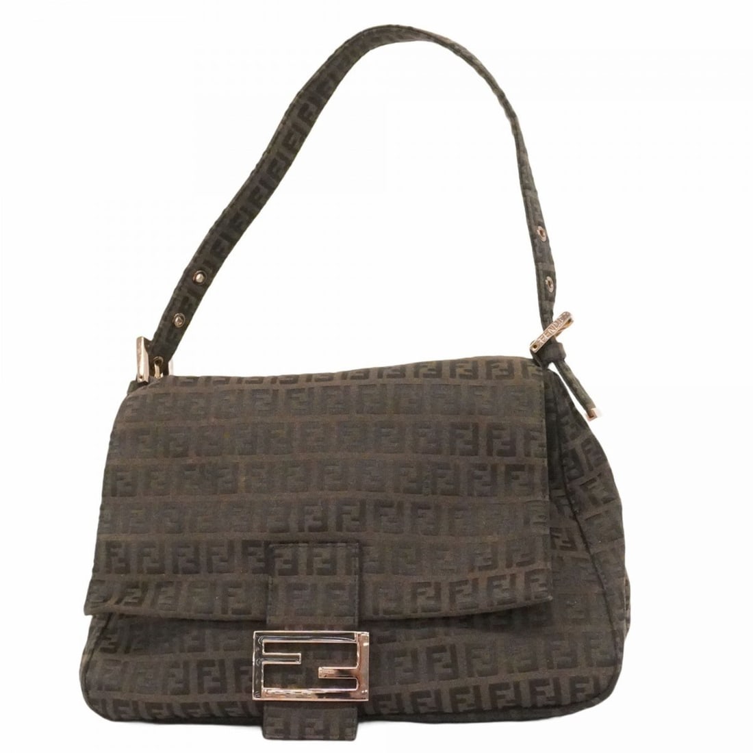 Fendi Zucchino Mamma Bucket handbag in nylon canvas, dark brown and pink, for women: --- Catalog ---Category: SizeSize (HxWxD): 22cm x 29cm x 12cm / 8.66'' x 11.41'' x 4.72''Category: DesignType: HandbagColor: Dark brownGender: WomenMaterial: Nylon canvas Category: GeneralBrand: Fendi