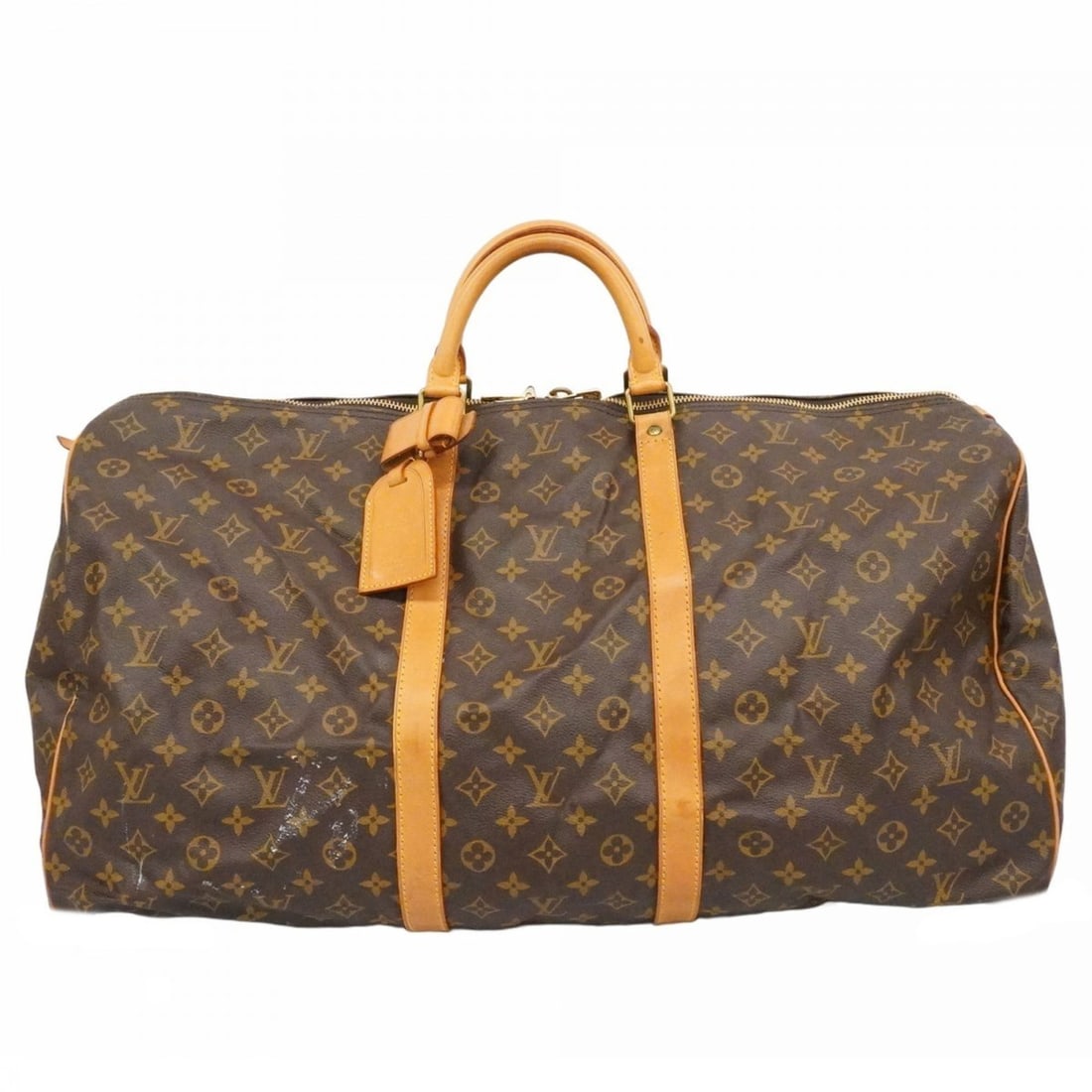 Louis Vuitton Monogram Keepall 60 Boston Bag M41422 Brown Men's/Women's: --- Catalog ---Category: SizeSize (HxWxD): 33cm x 60cm x 27cm / 12.99'' x 23.62'' x 10.62''Category: DesignType: Boston bagColor: BrownGender: Men,WomenCategory: GeneralMPN: M41422Brand: Louis Vuitton