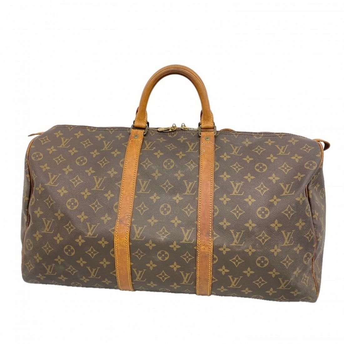 Louis Vuitton Monogram Keepall 50 Boston Bag M41426 Brown Men's and Women's: --- Catalog ---Category: SizeSize (HxWxD): 28.5cm x 51cm x 23cm / 11.22'' x 20.07'' x 9.05''Category: DesignType: Boston bagColor: BrownGender: Men,WomenCategory: GeneralMPN: M41426Brand: Louis Vuitto