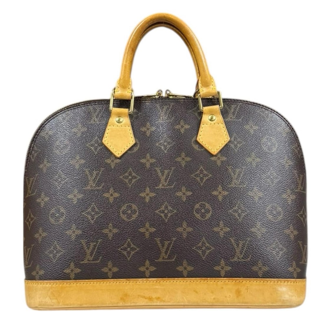 Pre-owned Louis Vuitton Alma Monogram Handbag in Canvas M51130, Brown, Women's: --- Catalog ---Category: SizeSize (HxWxD): 23cm x 29.5cm x 16cm / 9.05'' x 11.61'' x 6.29''Category: DesignType: HandbagColor: BrownGender: WomenMaterial: Monogram , Canvas Category: GeneralMPN: M5113