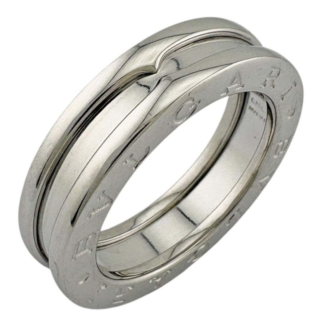 Bvlgari B-zero.1 B-zero One Band Ring, 18k Gold, Women's, Pre-Owned: --- Catalog ---Category: PackNumber in Pack: 1Category: SizeJP Size: 10US Size: 5.5Category: DesignType: Band ringColor: White goldGender: WomenMaterial: White gold (18K)Category: GeneralBrand: Bvlgar