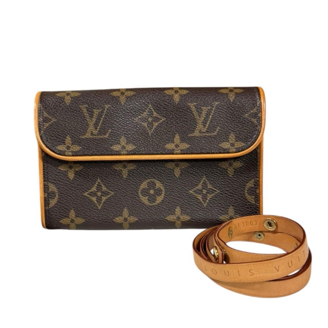 Pre-owned Louis Vuitton Pochette Florentine Monogram Waist Bag in Canvas (M51855) Brown. Women's.: --- Catalog ---Category: SizeSize (HxWxD): 10cm x 16cm x 4cm / 3.93'' x 6.29'' x 1.57''Category: DesignType: Fanny packColor: BrownGender: WomenMaterial: Monogram , Canvas Category: GeneralMPN: M51855