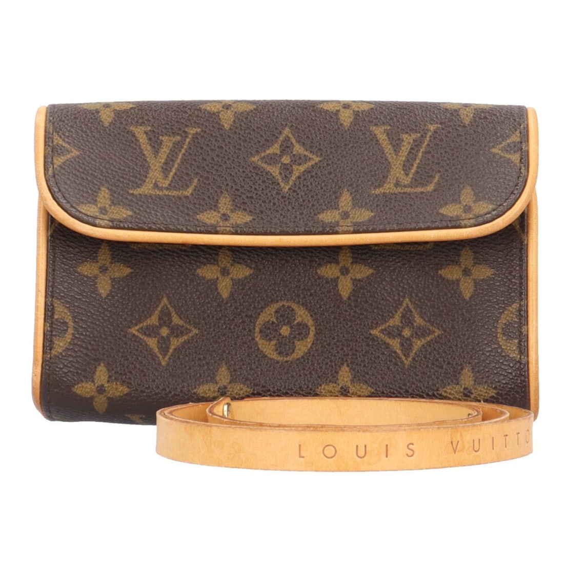 Pre-owned Louis Vuitton Pochette Florentine Monogram Waist Bag in Canvas (M51855) Brown, Women's: --- Catalog ---Category: SizeSize (HxWxD): 10cm x 16.5cm x 4cm / 3.93'' x 6.49'' x 1.57''Category: DesignType: Fanny pack, PochetteColor: BrownGender: WomenMaterial: Monogram , Canvas Category: Genera