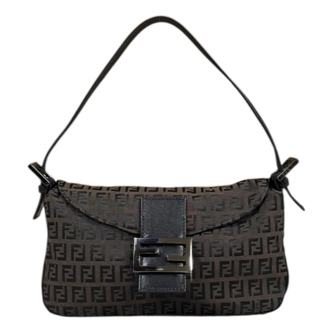 Pre-owned Fendi Mamma Bucket Zucchino Handbag in Brown Canvas (8BR003) for Women: --- Catalog ---Category: SizeSize (HxWxD): 16cm x 26cm x 8cm / 6.29'' x 10.23'' x 3.14''Category: DesignType: HandbagColor: BrownGender: WomenMaterial: Canvas , Leather Category: GeneralMPN: 8BR003Bra