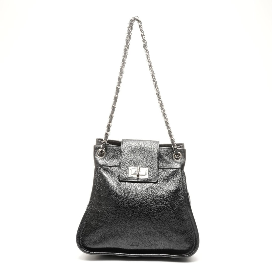 CHANEL 2.55 Calfskin Mademoiselle Shoulder Bag, Black, WS24928: --- Catalog ---Category: SizeSize (HxWxD): 22cm x 25cm x 14cm / 8.66'' x 9.84'' x 5.51''Strap Length: 54cm - 100cm / 21.25'' - 39.36''Category: DesignType: Shoulder bagColor: BlackGender: WomenMateria