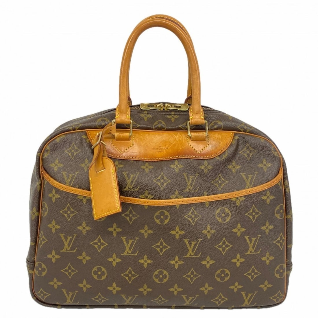 Louis Vuitton Monogram Deauville Handbag M47270 Brown Women's P2528496 (1 of 15)