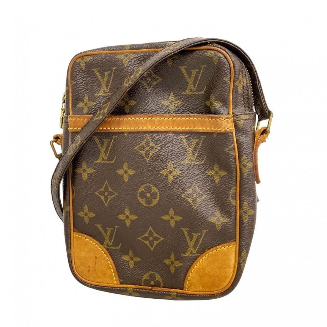 Louis Vuitton Monogram Danube Shoulder Bag M45266 Brown Women's P2446434 (1 of 14)