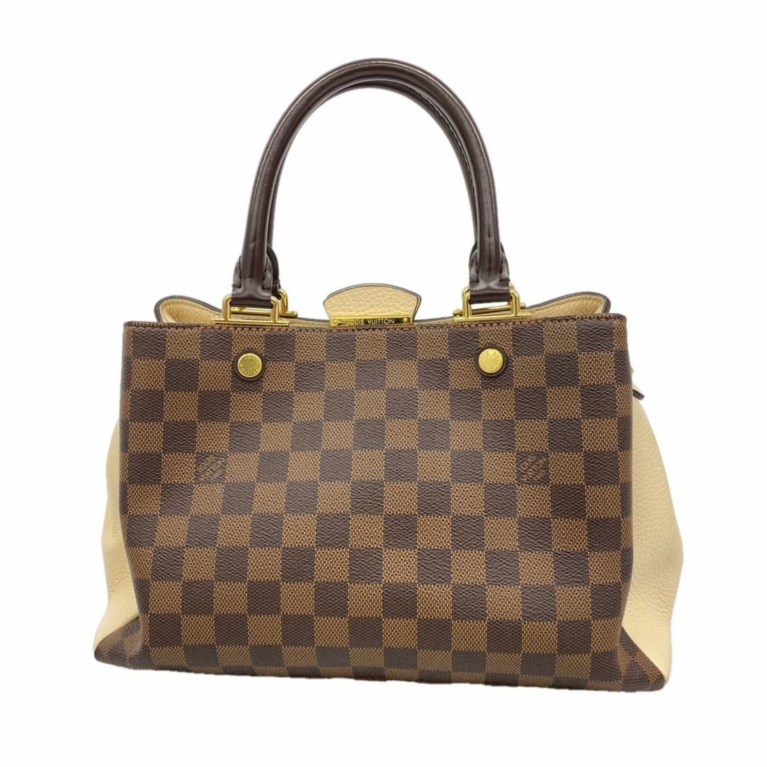 Louis Vuitton Damier Brittany Handbag N44020 Ebene Creme Women's P2441490: --- Catalog ---Category: SizeSize (HxWxD): 22cm x 30cm x 14cm / 8.66'' x 11.81'' x 5.51''Category: DesignType: HandbagColor: EbeneGender: WomenCategory: GeneralMPN: N44020Brand: Louis Vuitton--- Item