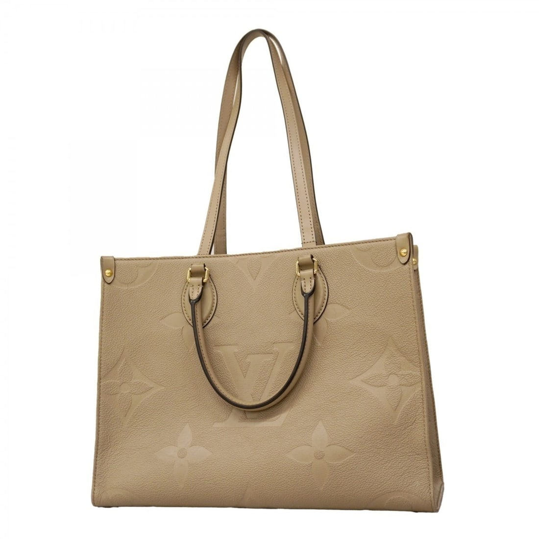 Louis Vuitton Monogram Empreinte On-the-Go MM Tote Bag M45607 Tourterelle 2-Way for Women P2423353: --- Catalog ---Category: SizeSize (HxWxD): 25cm x 34cm x 14cm / 9.84'' x 13.38'' x 5.51''Category: DesignType: Tote bagColor: TourterelleGender: WomenCategory: GeneralMPN: M45607Brand: Louis Vuitton--