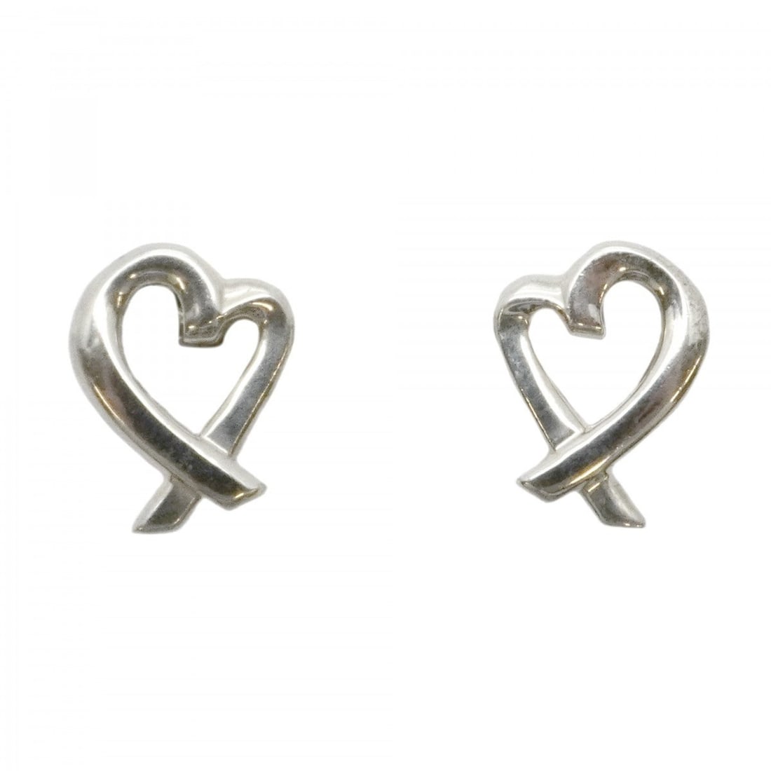 Tiffany Loving Heart Earrings, Silver 925, Women's (1 of 15)