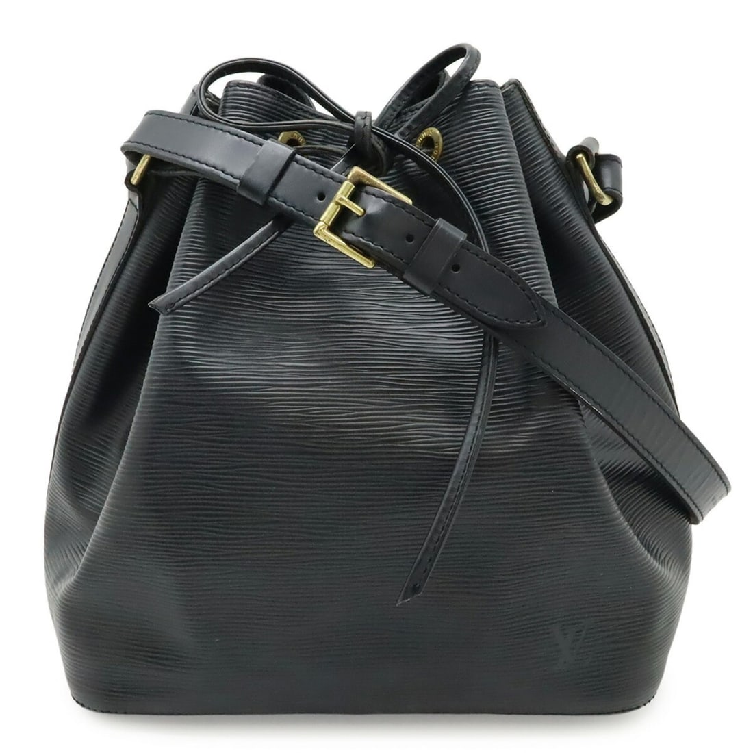 LOUIS VUITTON Epi Petit Noe Shoulder Bag, Noir, Black, M59012, M44102: --- Catalog ---Category: SizeSize (HxWxD): 27.5cm x 25cm x 18.5cm / 10.82'' x 9.84'' x 7.28''Category: DesignType: Shoulder bagColor: Black, NoirGender: WomenMaterial: Epi leather Category: GeneralBra