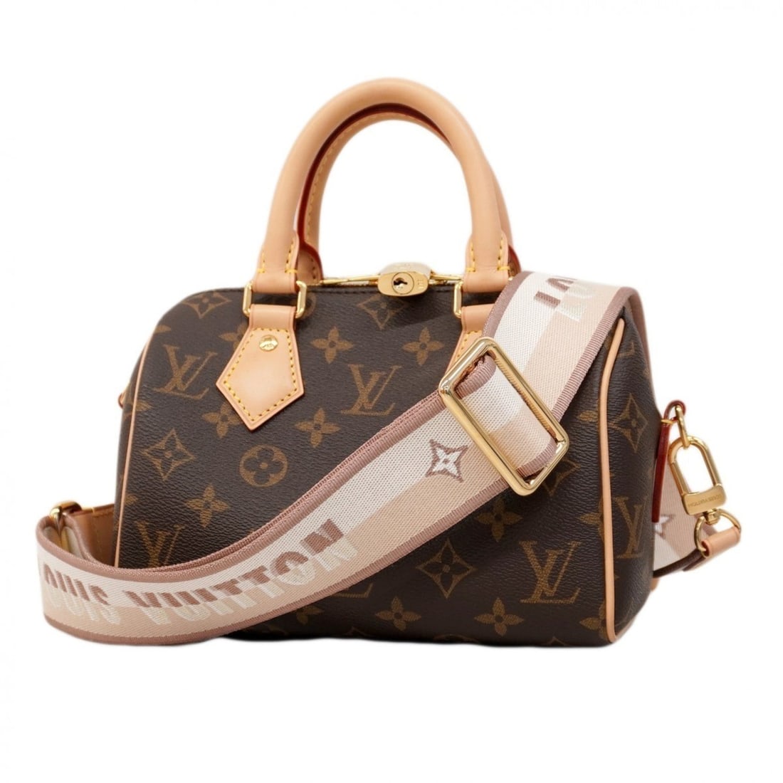 Louis Vuitton Monogram Speedy Bandouliere 20 Handbag M46222 Brown/Beige 2-Way Bag for Women: --- Catalog ---Category: SizeSize (HxWxD): 14cm x 20.5cm x 11cm / 5.51'' x 8.07'' x 4.33''Category: DesignType: HandbagColor: Beige, BrownGender: WomenCategory: GeneralMPN: M46222Brand: Louis Vuitton-