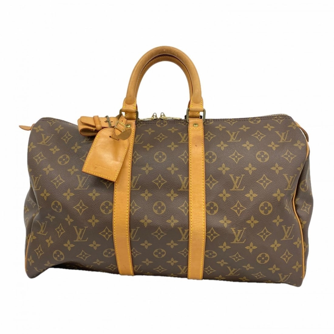 Louis Vuitton Monogram Keepall 45 Boston Bag M41428 Brown Men's and Women's: --- Catalog ---Category: SizeSize (HxWxD): 27cm x 46cm x 20.5cm / 10.62'' x 18.11'' x 8.07''Category: DesignType: Boston bagColor: BrownGender: Men,WomenCategory: GeneralMPN: M41428Brand: Louis Vuitto