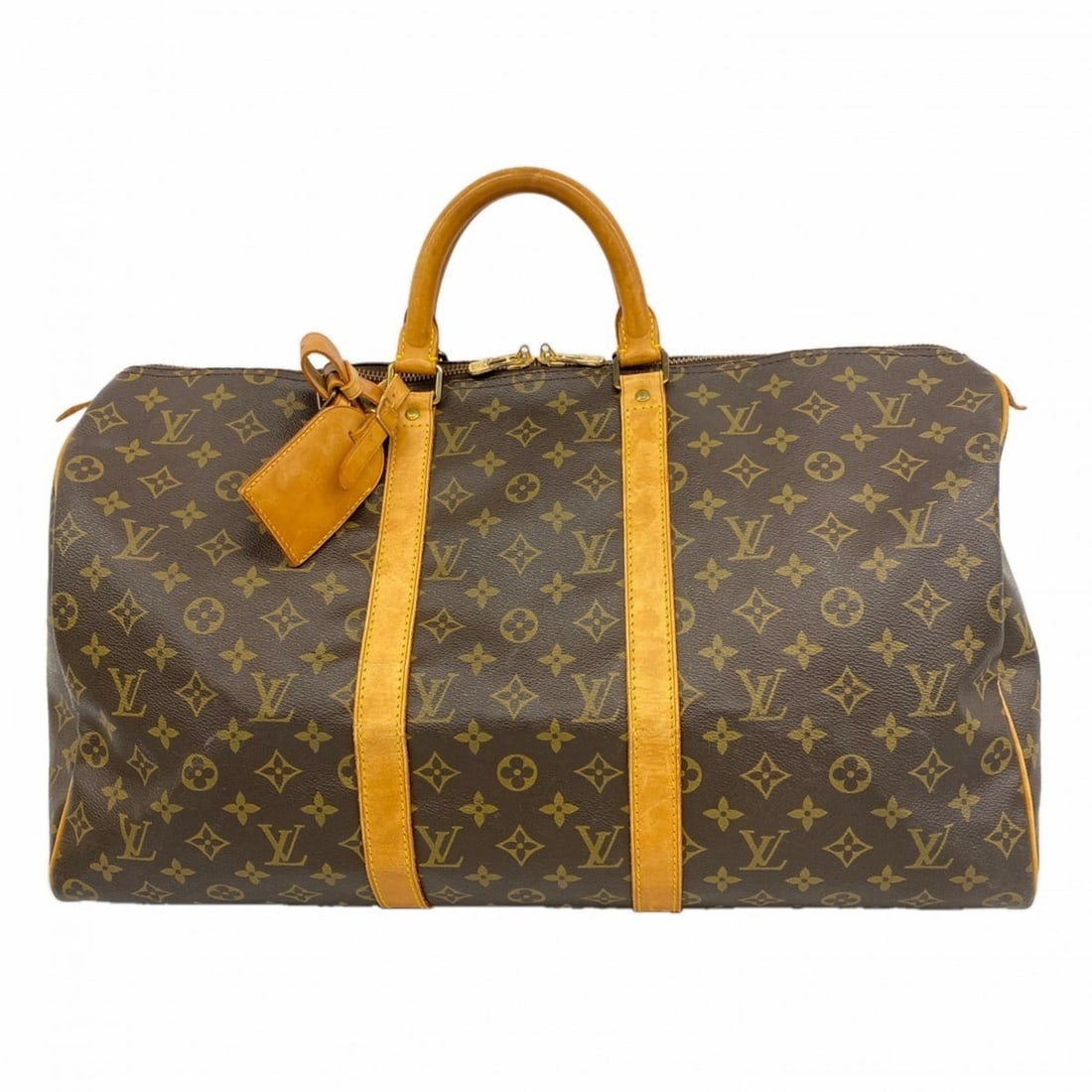 Louis Vuitton Monogram Keepall 50 Boston Bag M41426 Brown Men's and Women's: --- Catalog ---Category: SizeSize (HxWxD): 29cm x 51cm x 22.5cm / 11.41'' x 20.07'' x 8.85''Category: DesignType: Boston bagColor: BrownGender: Men,WomenCategory: GeneralMPN: M41426Brand: Louis Vuitto