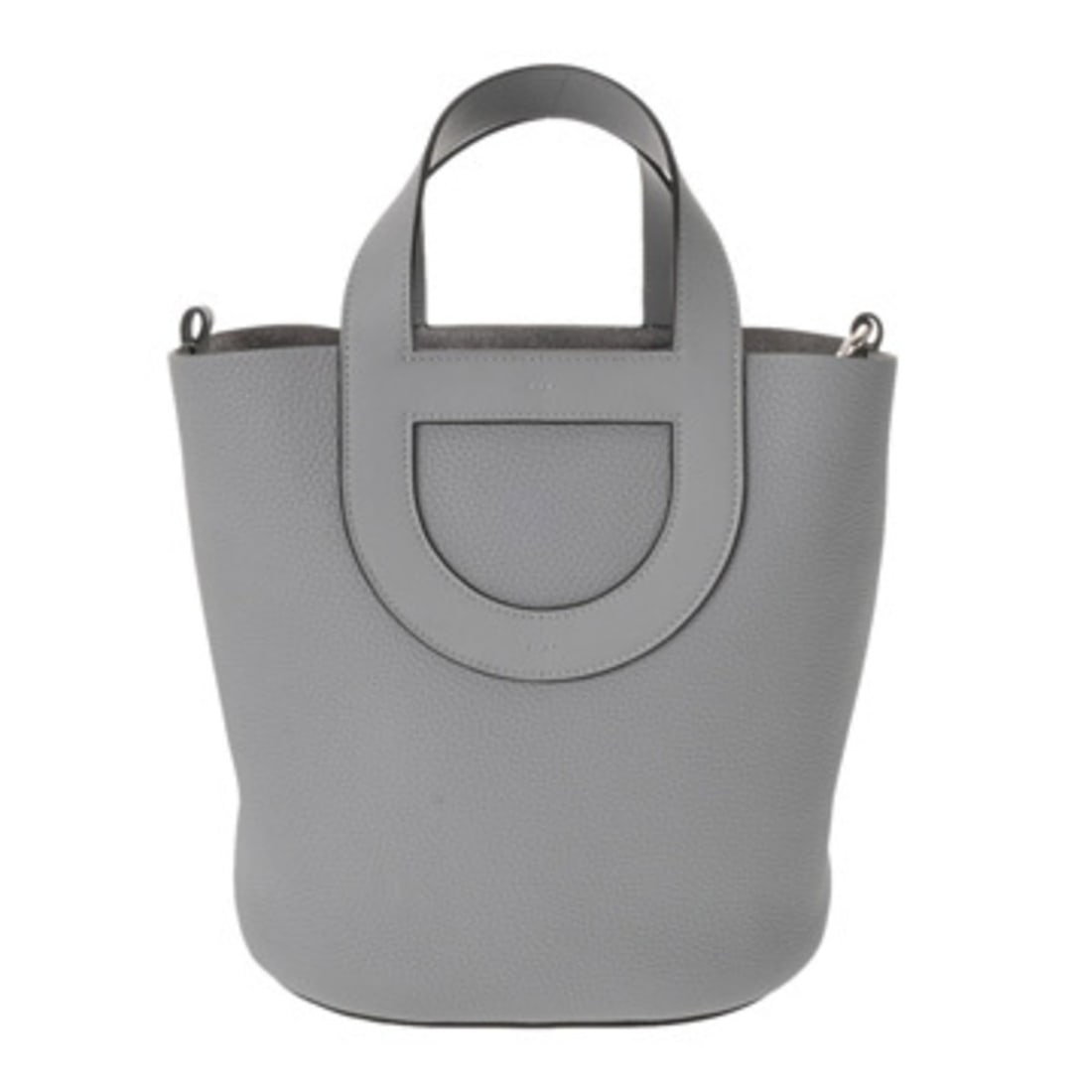 HERMES In the Loop 23 Green Pantan K Stamp (circa 2025) Women's Taurillon Clemence Leather Swift: --- Catalog ---Category: SizeSize (HxWxD): 25cm x 22cm x 15cm / 9.84'' x 8.66'' x 5.9''Category: DesignType: HandbagGender: WomenMaterial: Taurillon clemence leather , Swift leather Hardware Color: Si