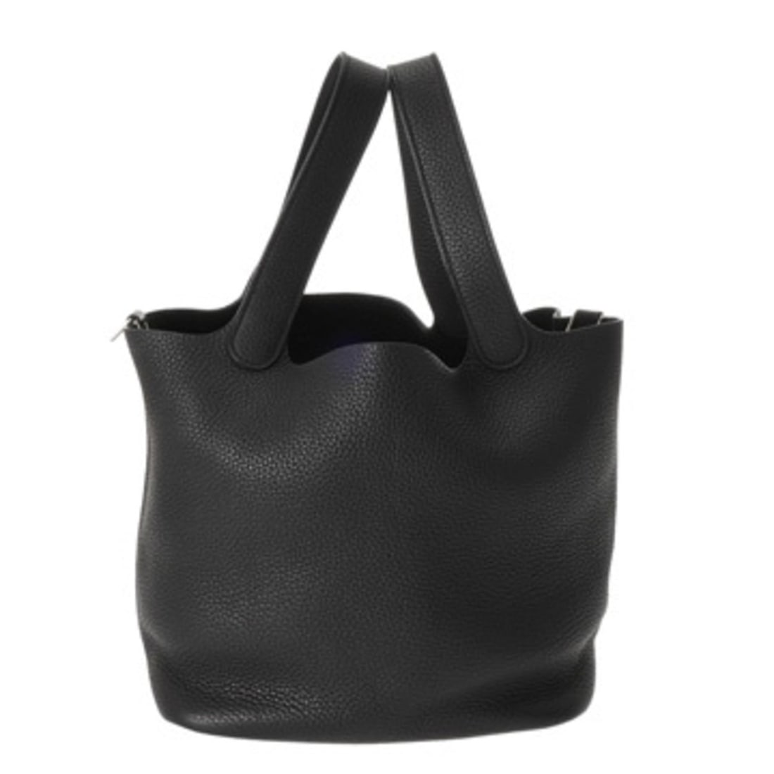 HERMES Picotin Lock MM Black A Stamp (circa 2017) Women's Taurillon Clemence Leather Handbag AB Rank: --- Catalog ---Category: SizeSize (HxWxD): 22.5cm x 22.5cm x 18cm / 8.85'' x 8.85'' x 7.08''Category: DesignType: HandbagColor: BlackGender: WomenMaterial: Taurillon clemence leather Hardware Color: S