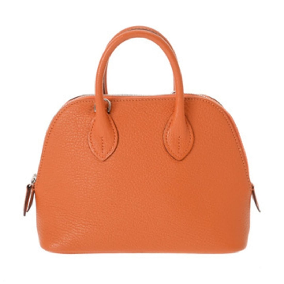 HERMES Bolide 1923 Orange Women's Chevre Handbag, A Rank, Pre-owned, Ginzo (1 of 12)