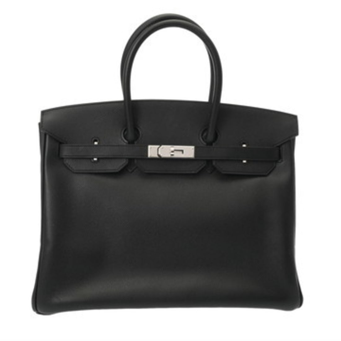 HERMES Birkin 35 Black K Stamp (circa 2007) Men's/Women's Epsom Leather Handbag AB Rank Pre-owned: --- Catalog ---Category: SizeSize (HxWxD): 25cm x 35cm x 18cm / 9.84'' x 13.77'' x 7.08''Category: DesignType: HandbagColor: BlackGender: Men,WomenMaterial: Epsom leather Hardware Color: SilverCategor