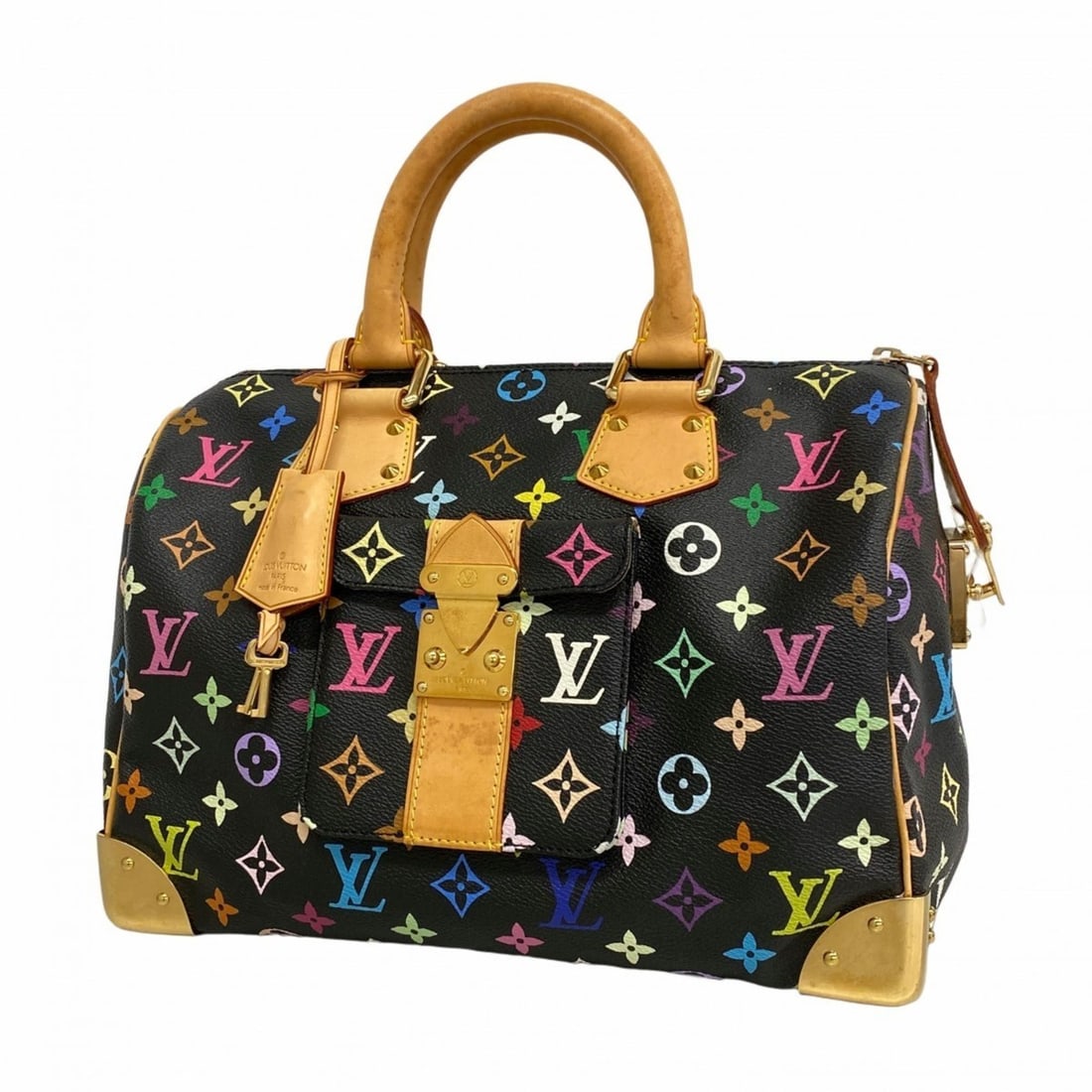 Louis Vuitton Monogram Multicolore Speedy 30 Handbag M92642 Noir Women's: --- Catalog ---Category: SizeSize (HxWxD): 22cm x 30.5cm x 18cm / 8.66'' x 12'' x 7.08''Category: DesignType: HandbagColor: NoirGender: WomenCategory: GeneralMPN: M92642Brand: Louis Vuitton--- Item Li