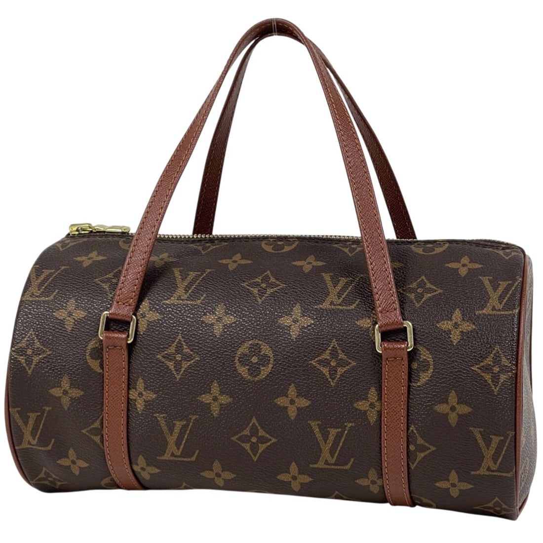 Louis Vuitton Papillon 26 Cylindrical Handbag (Old Model) Monogram Brown M51366 Women's: --- Catalog ---Category: SizeSize (HxWxD): 13.5cm x 26cm x 13.5cm / 5.31'' x 10.23'' x 5.31''Category: DesignType: HandbagColor: BrownGender: WomenMaterial: Monogram Category: GeneralBrand: Louis Vuit