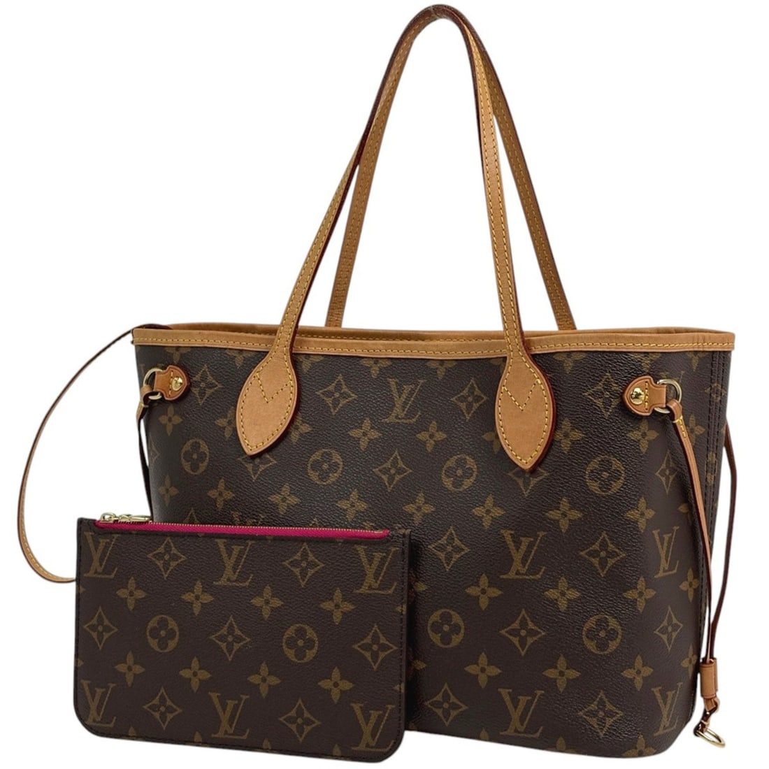 Louis Vuitton Neverfull PM 2-Way Shoulder Bag, Handbag, Tote Monogram Brown, Pivoine (Pink) M41245, (1 of 15)
