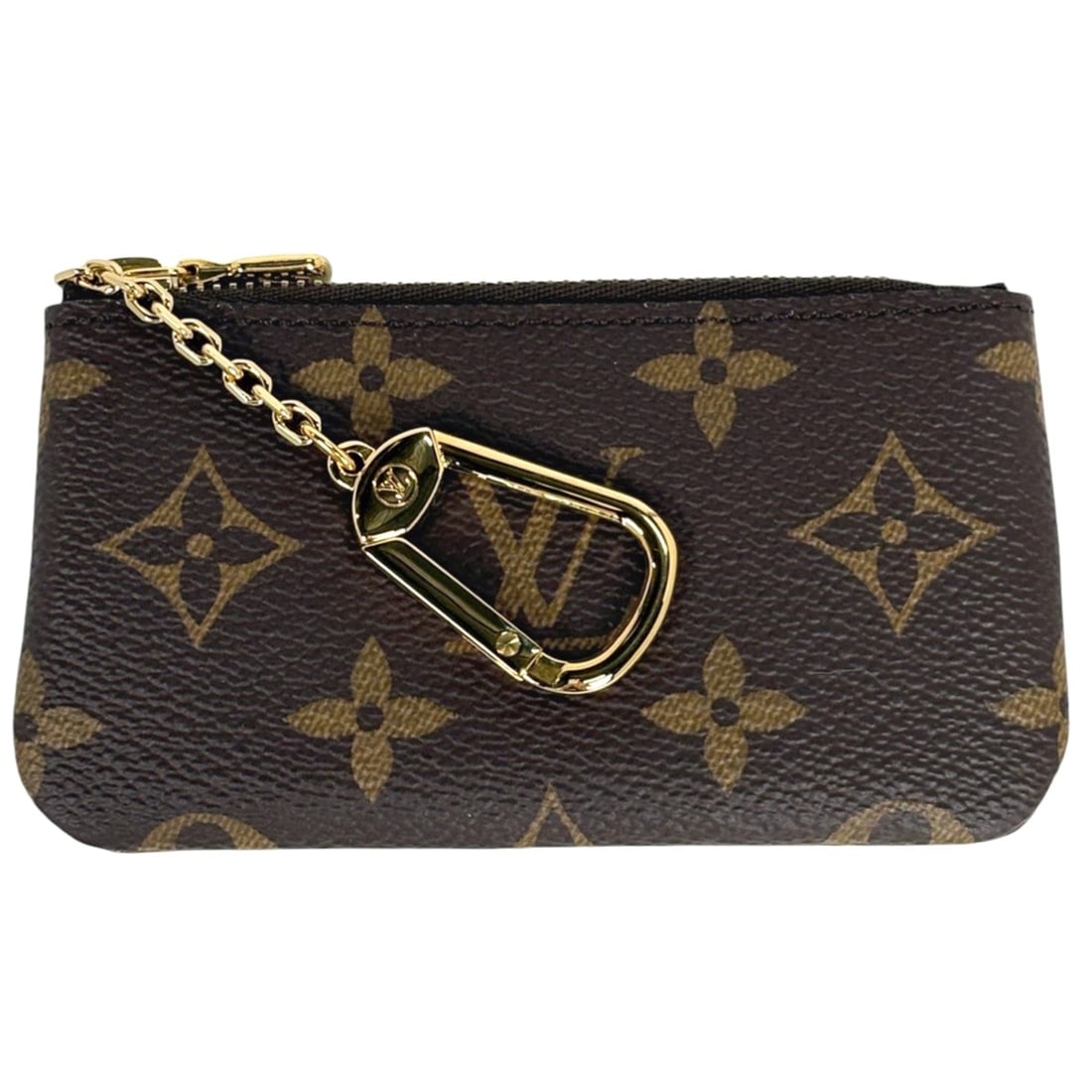 Louis Vuitton Pochette Clé Key Ring Coin Purse Monogram Brown M62650 Women's: --- Catalog ---Category: SizeSize (HxWxD): 6cm x 12cm x 1cm / 2.36'' x 4.72'' x 0.39''Category: DesignType: Coin purse/coin caseColor: BrownGender: WomenMaterial: Monogram Category: GeneralBrand: Loui