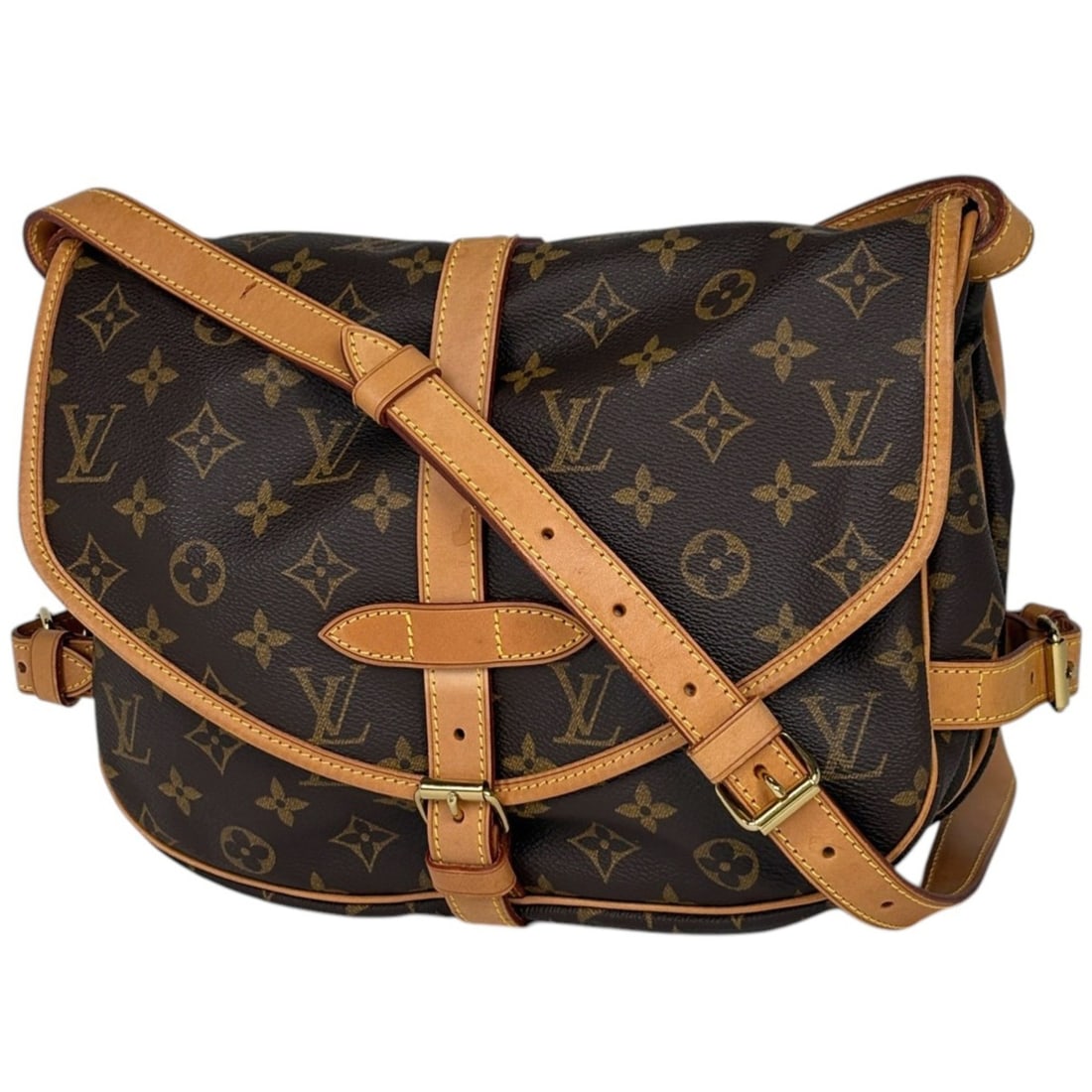 Louis Vuitton Saumur 30 Crossbody Shoulder Bag Monogram Brown M42256 Women's: --- Catalog ---Category: SizeSize (HxWxD): 21cm x 30cm x 11cm / 8.26'' x 11.81'' x 4.33''Category: DesignType: Shoulder bagColor: BrownGender: WomenMaterial: Monogram Category: GeneralBrand: Louis Vui