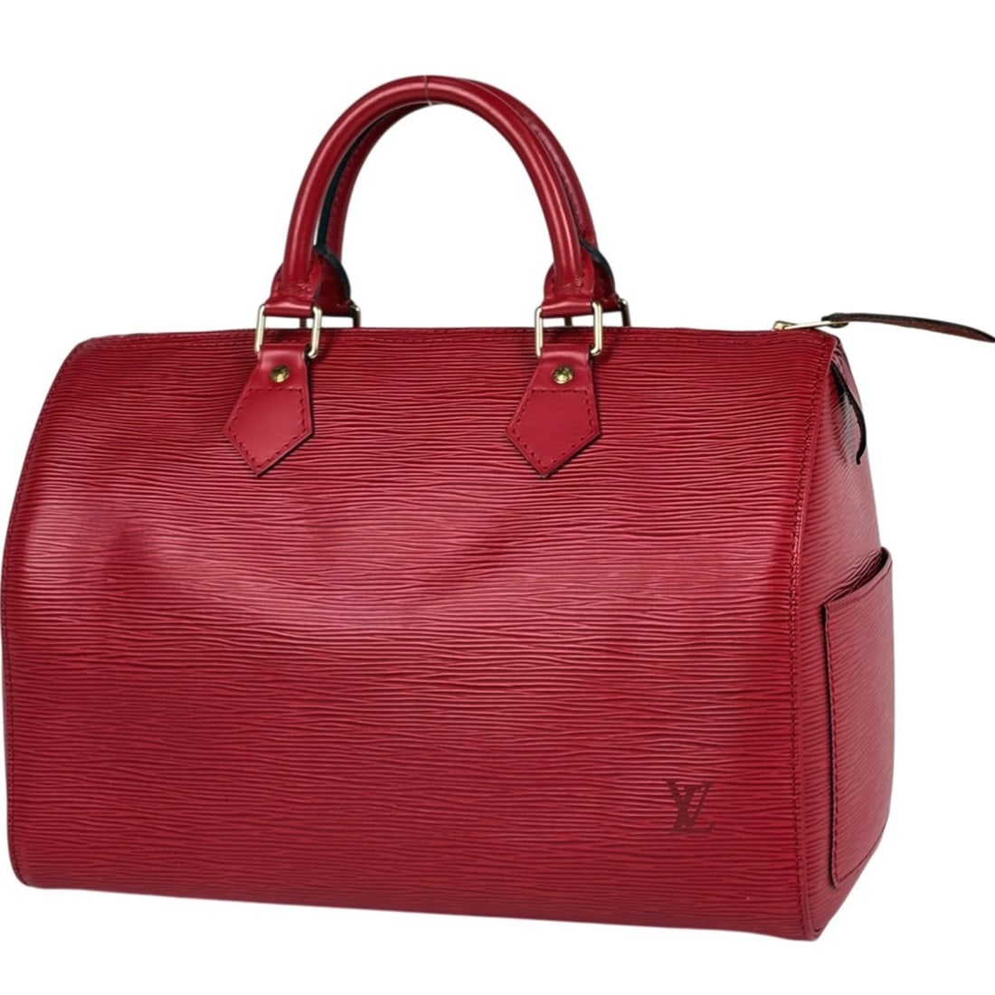 Louis Vuitton Speedy 30 Boston Bag/Handbag in Epi Leather, Castilian Red, M43007, Women's: --- Catalog ---Category: SizeSize (HxWxD): 22cm x 32cm x 18cm / 8.66'' x 12.59'' x 7.08''Category: DesignType: Boston bagColor: Castilian redGender: WomenMaterial: Epi leather Category: GeneralBrand: