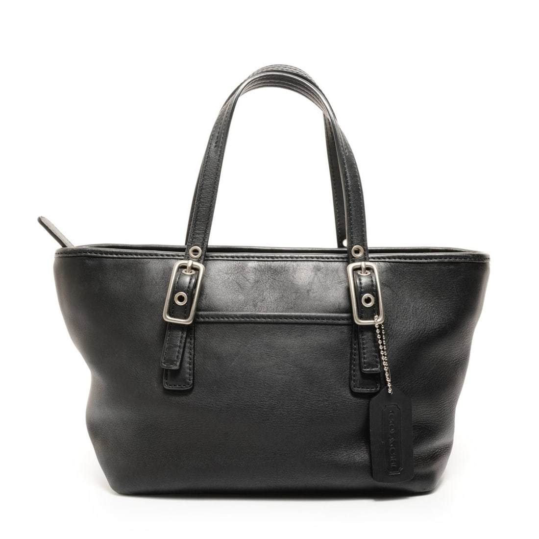 Coach Leather Mini 9846 Old Handbag Black: --- Catalog ---Category: SizeHandle Drop: 14.00cm / 5.51''Size (HxWxD): 16cm x 28cm x 11cm / 6.29'' x 11.02'' x 4.33''Category: DesignType: HandbagColor: BlackGender: Women,MenMaterial: Leather
