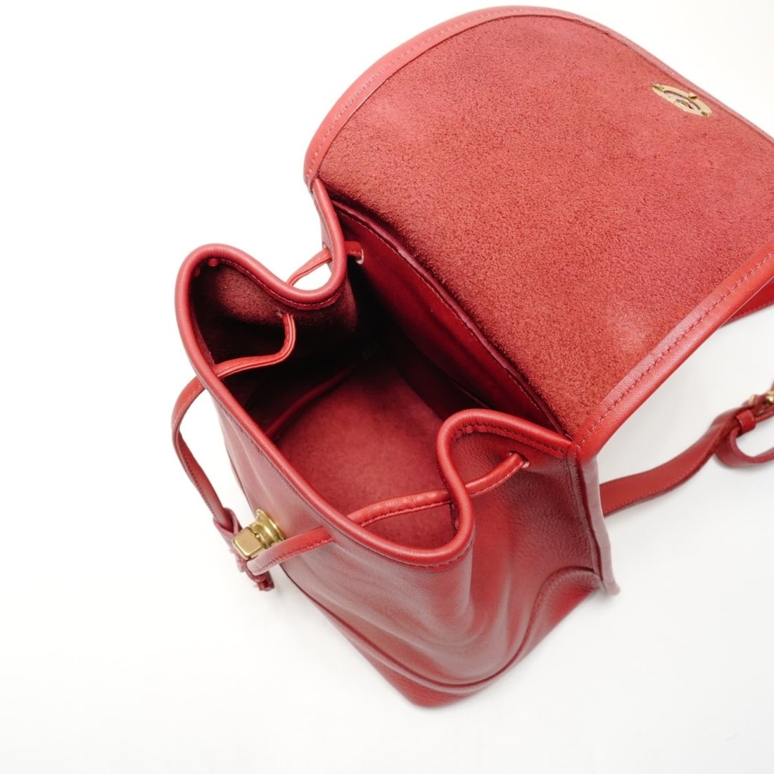 Coach 9960 Leather Backpack/Daypack, Red - 11