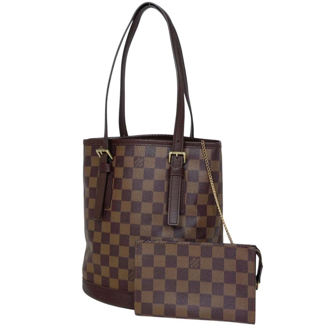 Louis Vuitton Mare Handbag Bucket Shoulder Tote Bag Damier Brown N42240 Women's: --- Catalog ---Category: SizeSize (HxWxD): 25cm x 23cm x 15cm / 9.84'' x 9.05'' x 5.9''Category: DesignType: Handbag, Shoulder bag, Tote bagColor: Brown, Damier CanvasGender: WomenMaterial: Damier Can