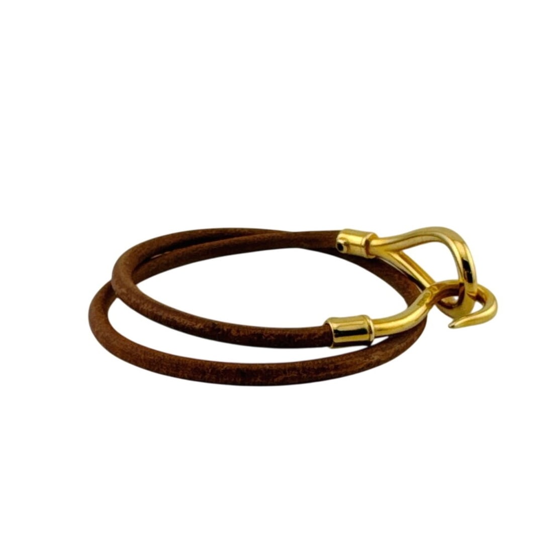 HERMES Jumbo Double Bracelet Brown - 3