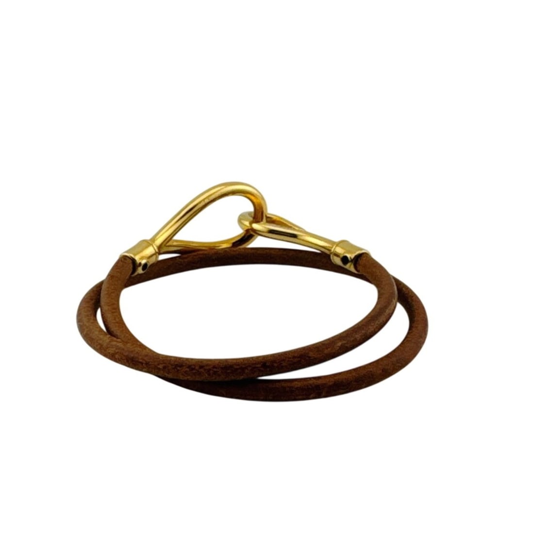 HERMES Jumbo Double Bracelet Brown - 4