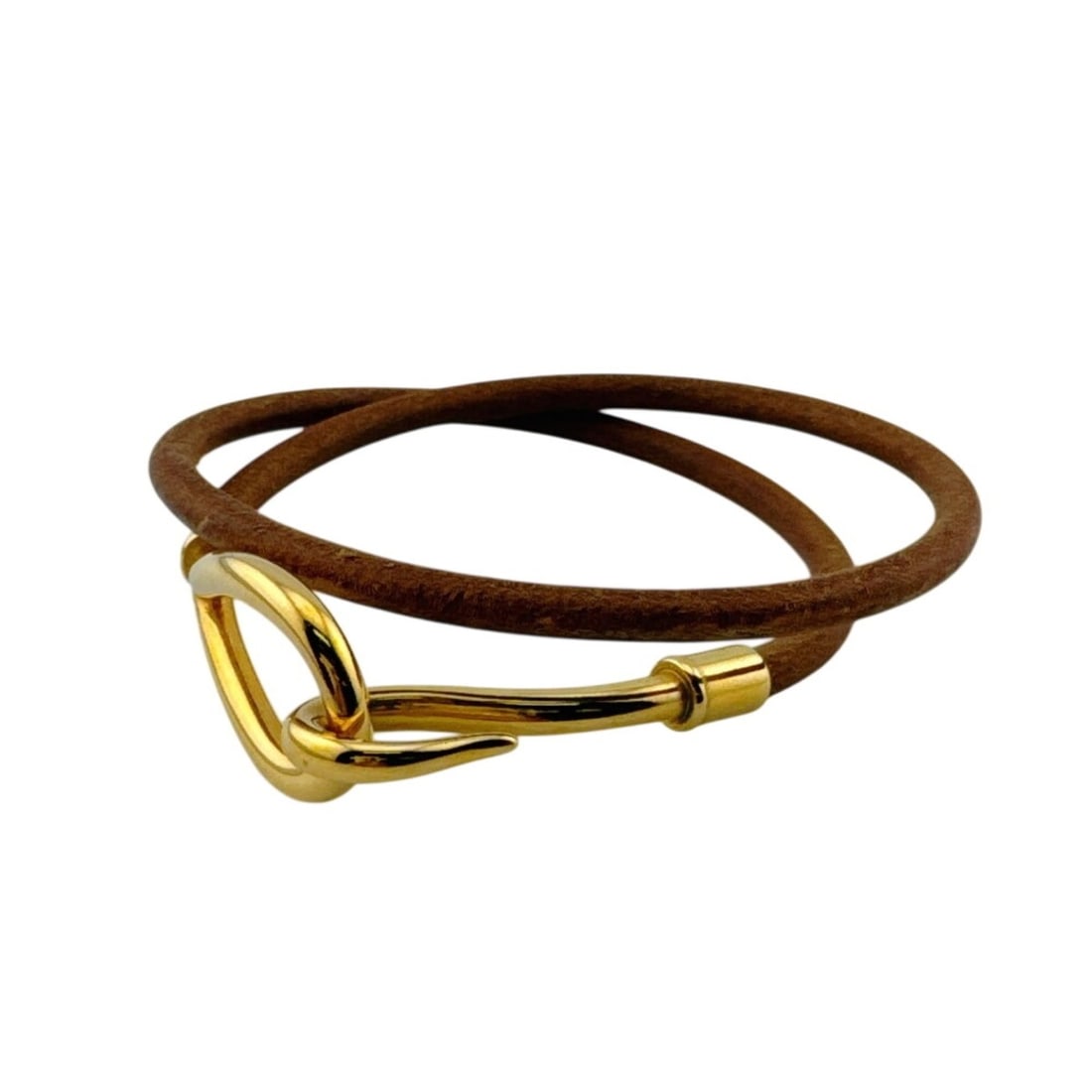 HERMES Jumbo Double Bracelet Brown - 6