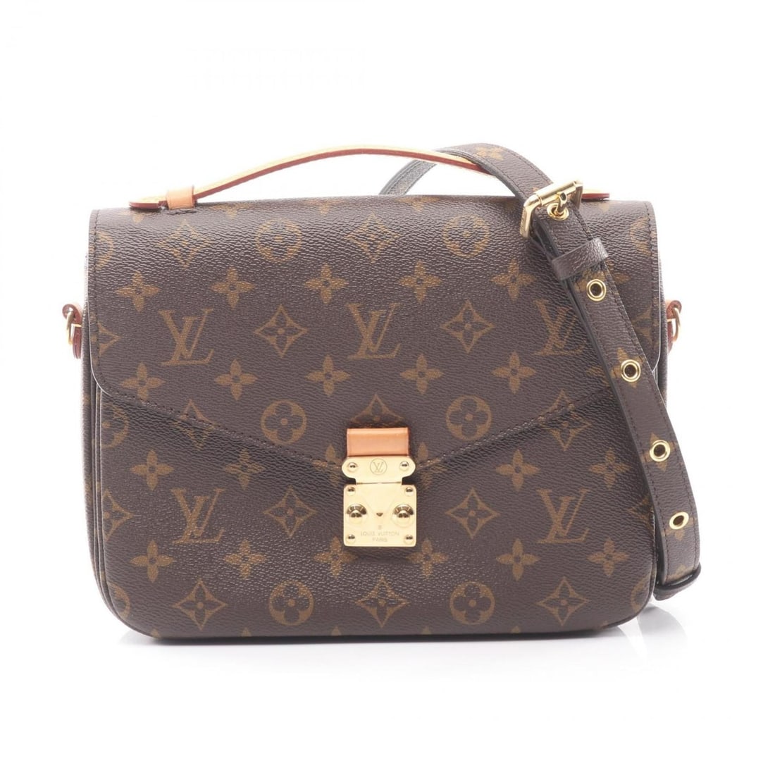 Louis Vuitton Metis MM Pochette Handbag, Coated Canvas and Leather, Monogram, Women's, Brown, M44875: --- Catalog ---Category: SizeSize (HxWxD): 18.5cm x 24cm x 6.5cm / 7.28'' x 9.44'' x 2.55''Category: DesignType: Handbag, PochetteColor: BrownGender: WomenMaterial: Coated canvas , Leather Category: G