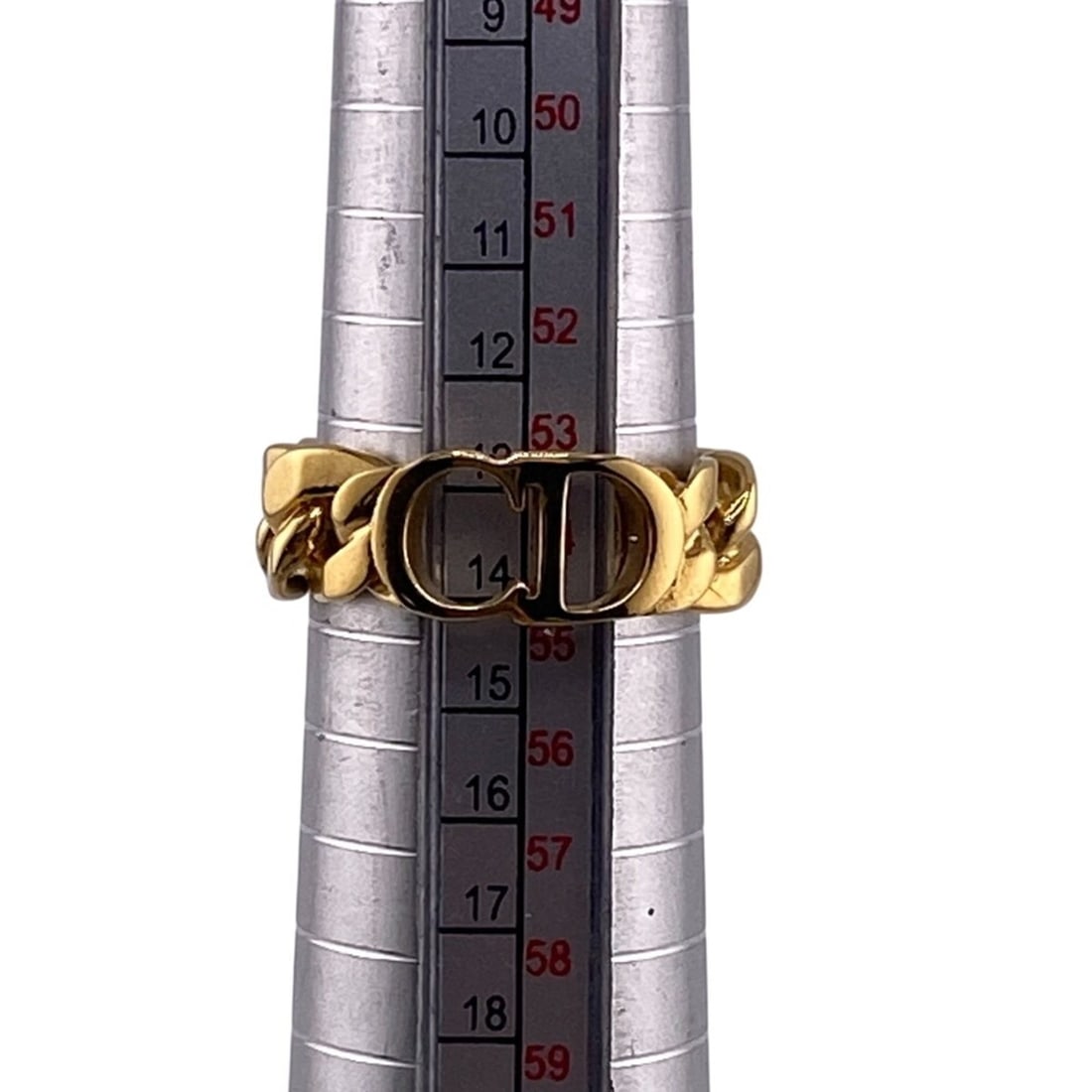 Christian Dior CD logo ring, gold - 7