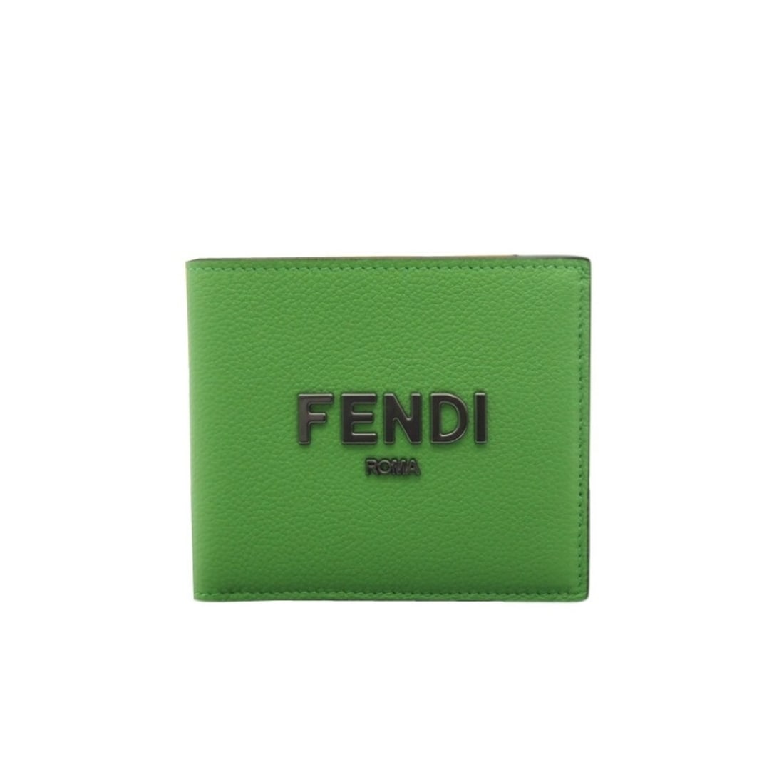 FENDI Fendi Calf Leather Logo Plate Compact Wallet 7M0169 Bifold Green Men's: --- Catalog ---Category: SizeSize (HxWxD): 9.5cm x 11cm x 2cm / 3.74'' x 4.33'' x 0.78''Category: DesignType: Wallet (bi-fold)Color: GreenGender: MenMaterial: Leather Category: GeneralMPN: 7M0169Brand
