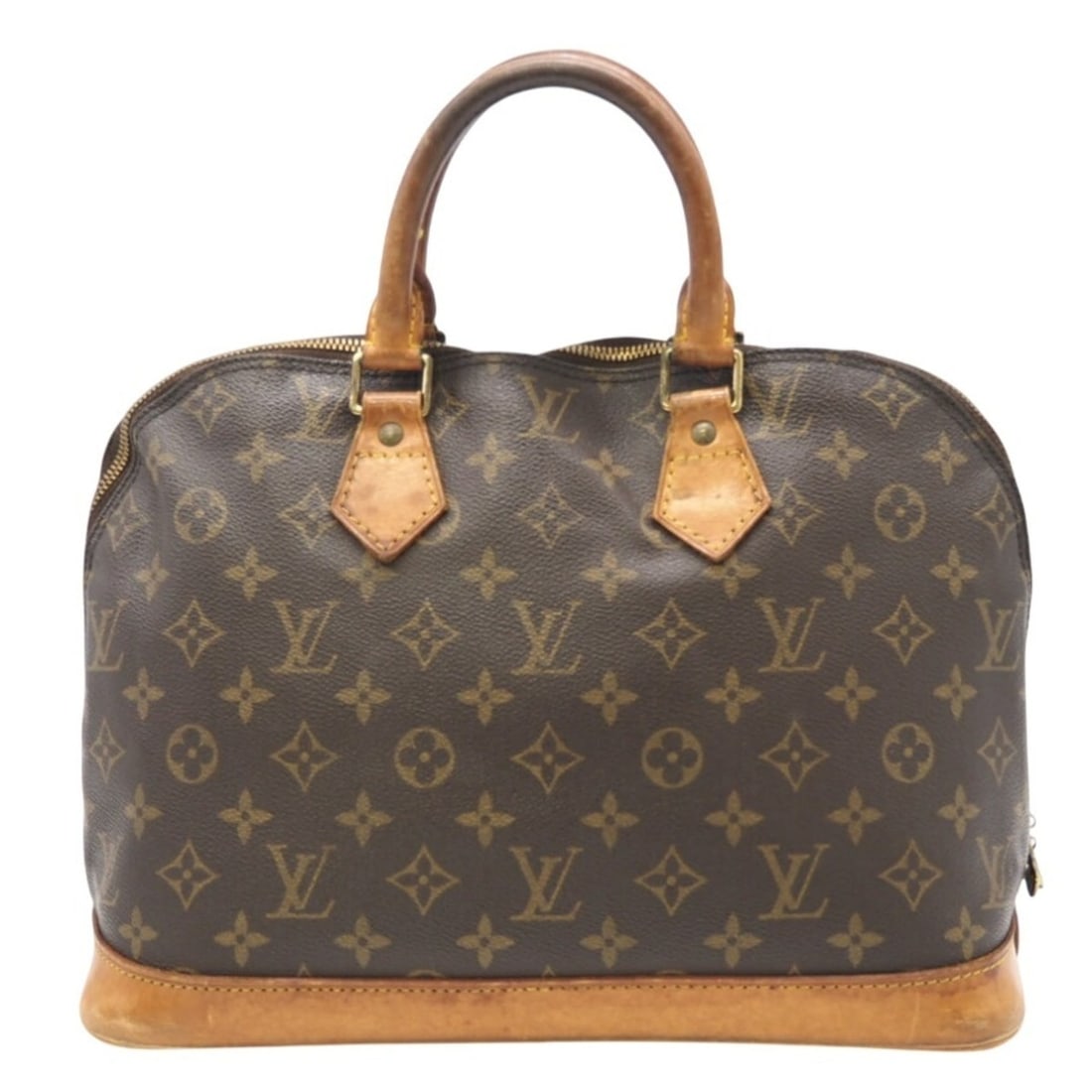 LOUIS VUITTON Monogram Alma M51130 Handbag in Brown Coated Canvas for Women: --- Catalog ---Category: SizeSize (HxWxD): 24cm x 31cm x 16cm / 9.44'' x 12.2'' x 6.29''Category: DesignType: HandbagColor: Brown, MonogramGender: WomenMaterial: Monogram Category: GeneralMPN: M51130B