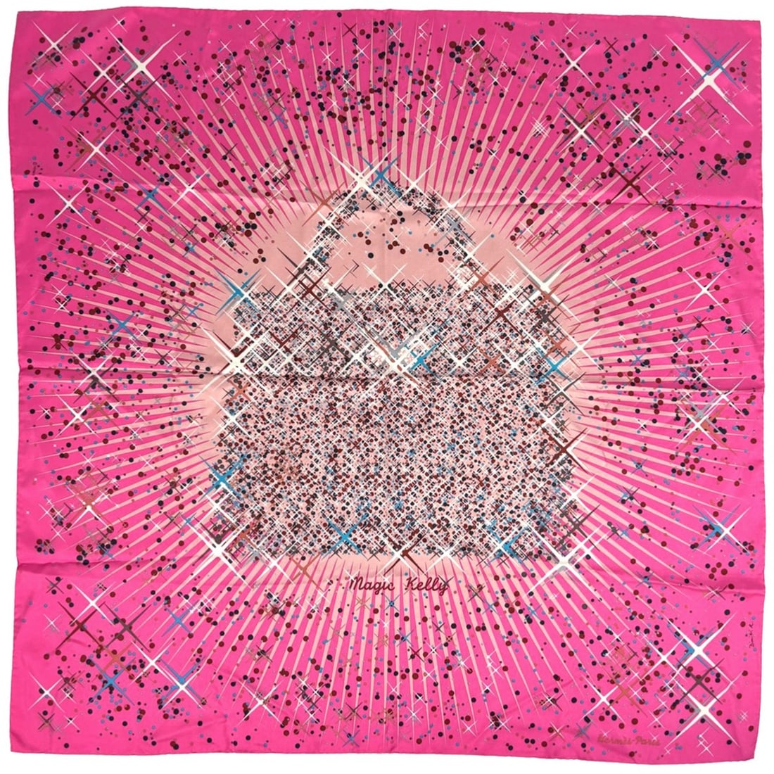 Hermes Hermès Magic Kelly Carré 90 Silk Scarf in Pink Multicolor for Women: --- Catalog ---Category: SizeSize (LxW): 88cm x 88.5cm / 34.64'' x 34.84''Category: DesignType: ScarfColor: Multi-color, PinkGender: WomenMaterial: Silk Category: GeneralBrand: Hermes--- Item List ---
