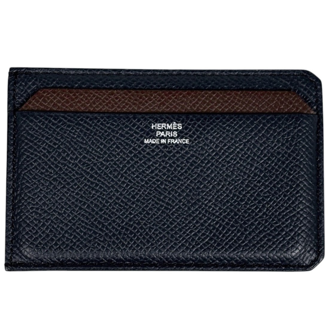 Hermes Hermès City 4CC Business Card Case, Holder, Commuter Pass Leather, Blue, Women's: --- Catalog ---Category: DesignType: Business card caseColor: BlueGender: WomenMaterial: Leather Category: GeneralBrand: HermesCategory: Physical PropertiesSize (HxWxD): 6.5cm x 10cm x 5mm / 2.55'' x